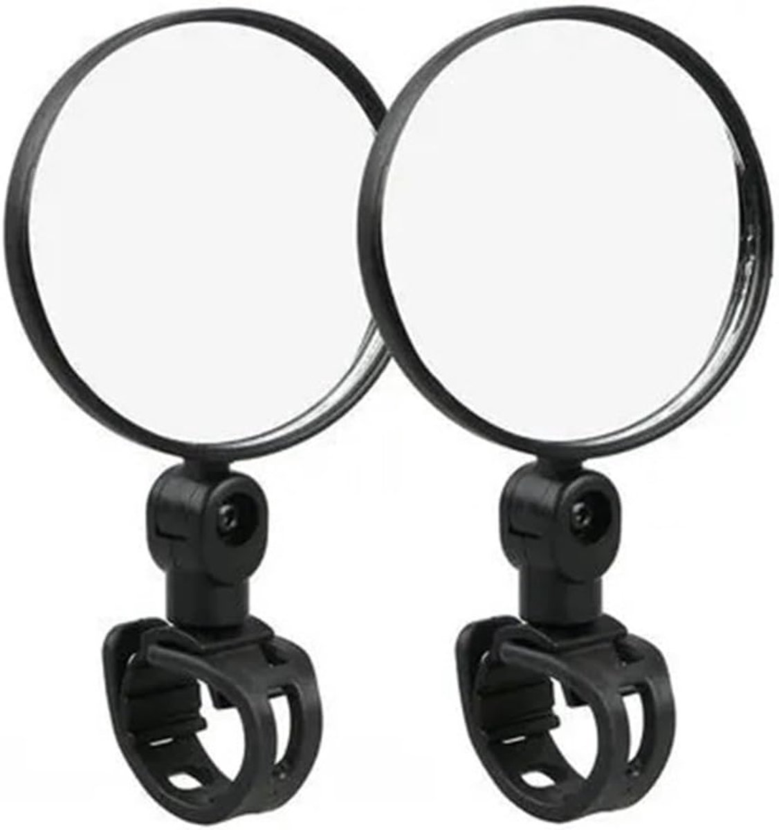 Motorcycle rearview mirror - bicycle rearview mirror 360-degree rotatable auxiliary convex mirror - bicycle rearview mirror on the handlebars - Image 1