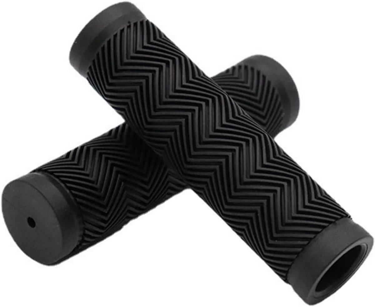 Bicycle handlebar grips - 90 mm long - suitable for bicycles, mountain bikes, beach cruisers, scooters, and folding bikes - soft, comfortable, and non-slip. - Image 1