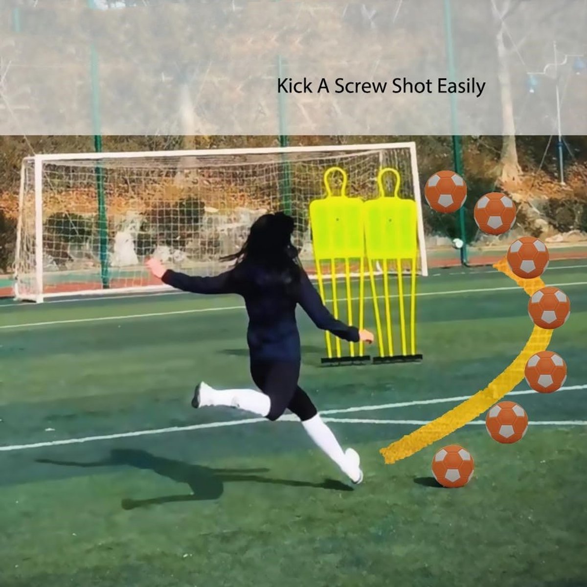 Curveball - Curve ball for outdoor games 20 cm - fun - perfect gift for children - Football ball - Football training equipment - Foosball - Football gear - Balls - Curve ball - Image 4