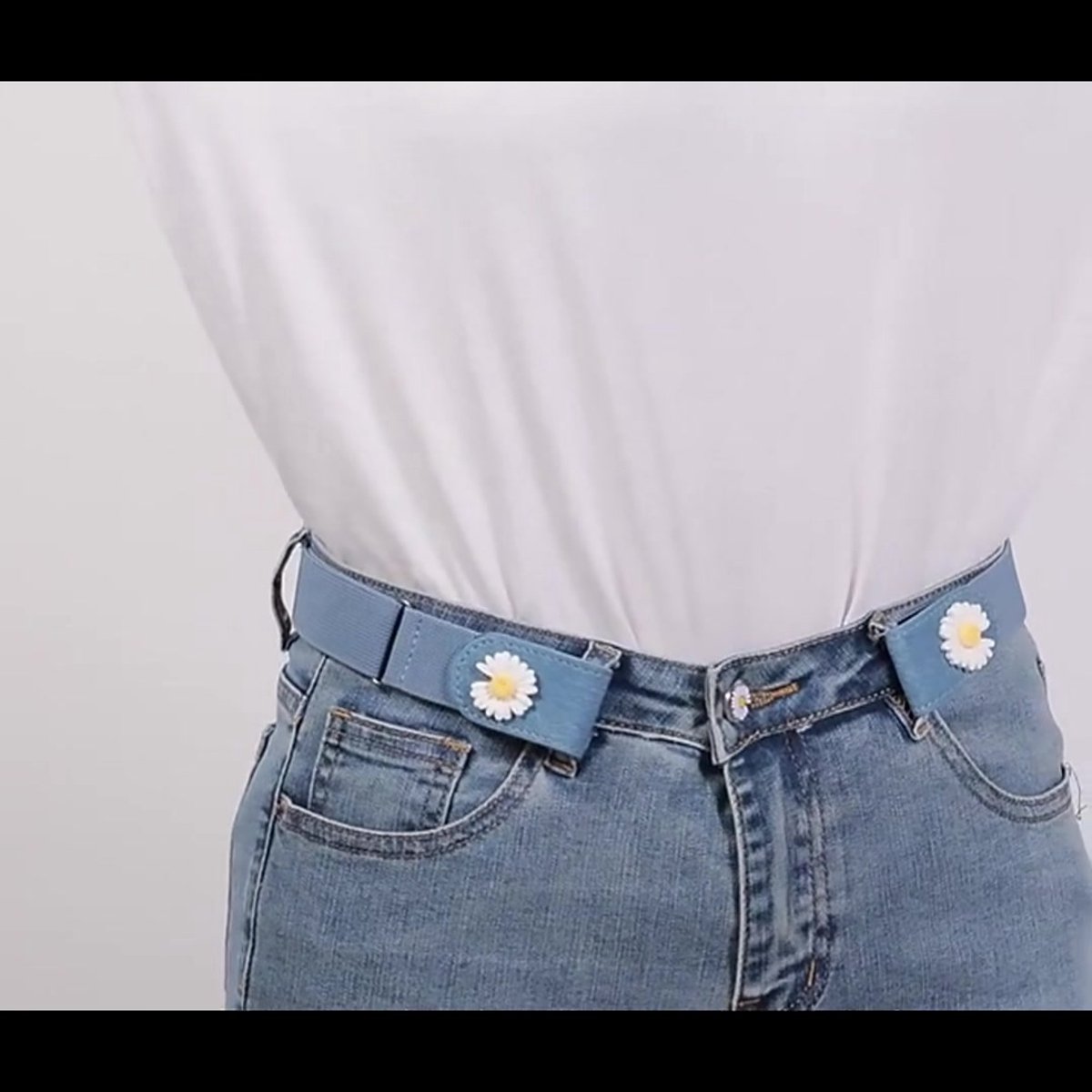 Buckleless Belt - 4 Pieces Buckle-Free & Elastic Belt for Women & Men - Elastic Belt - Elastic Belt Without Buckle - 3cm Wide - Elastic Trouser Belt Without Buckle - Belt Without Buckle - Buckle-Free Belt - Maternity Belt - Belt Without Holes - Image 2