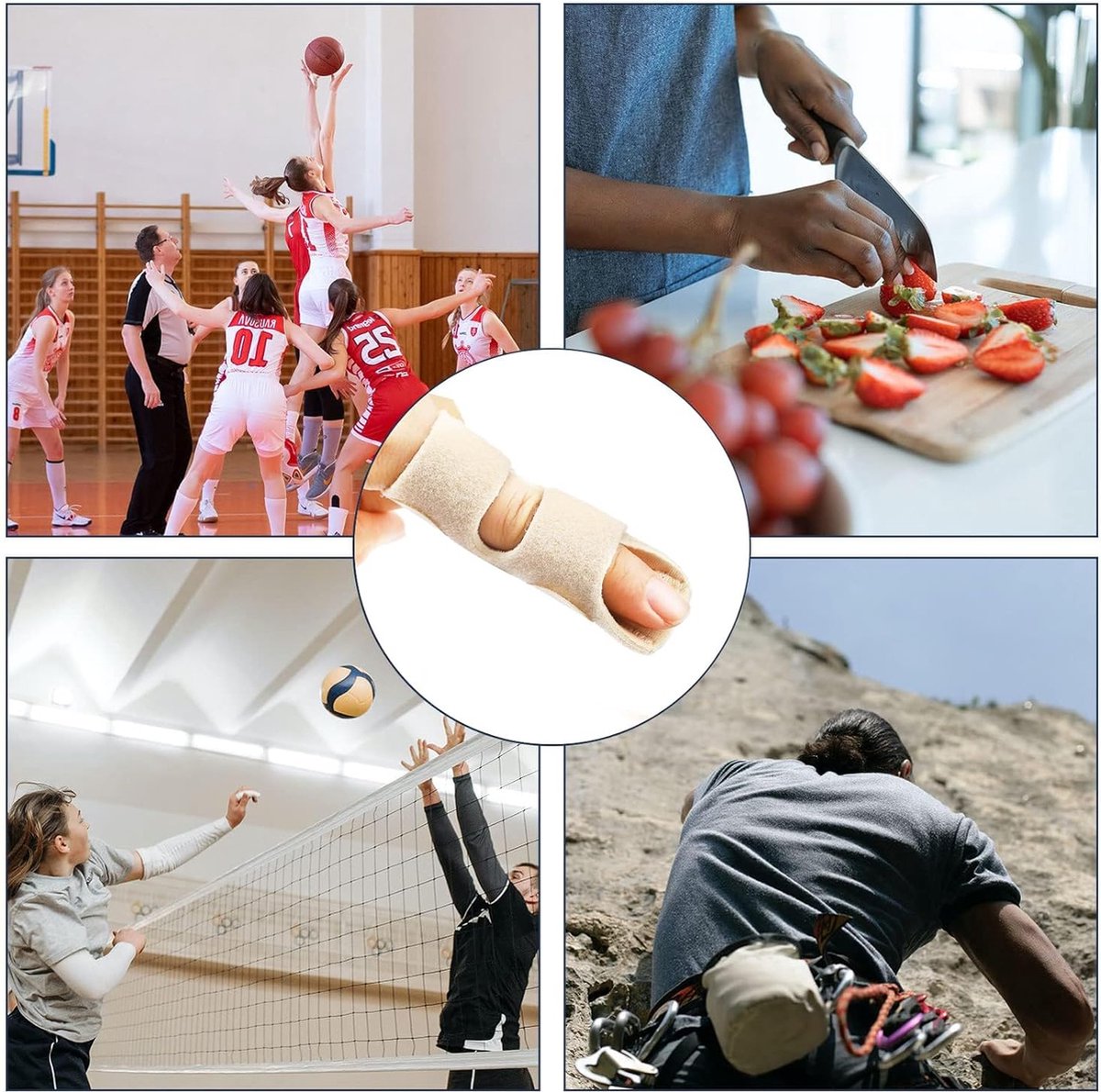 Finger Brace - Finger Splint - Adjustable - Bendable - One Size - Suitable for All Fingers - Finger Protectors - Universal Finger Stabilizer - 3 Finger Splints + 2 Short Finger Plates - Image 4