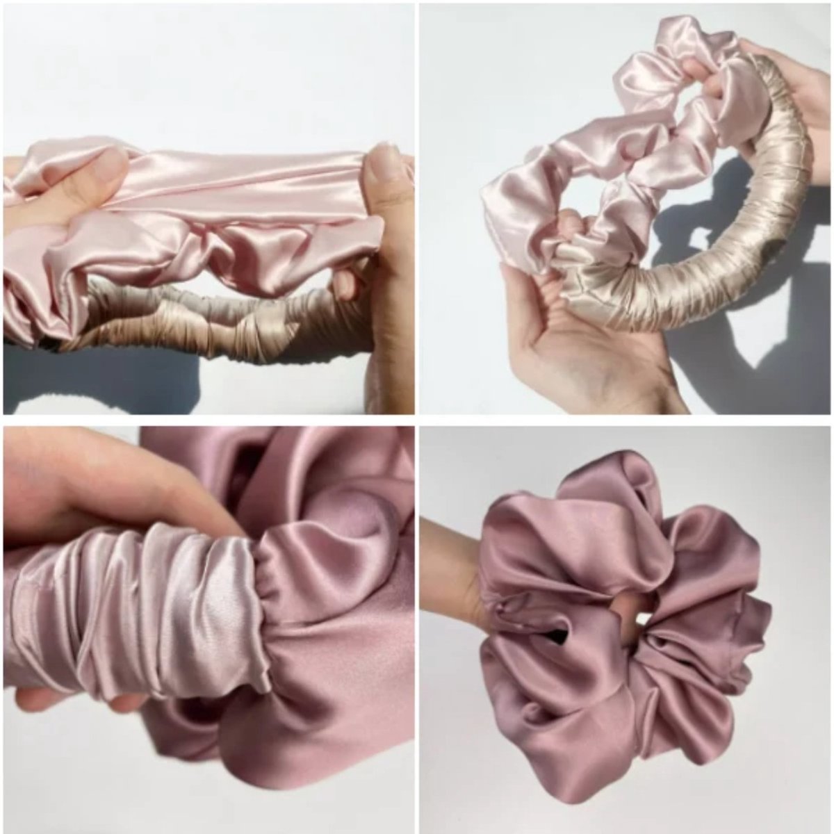 Heatless Curls - Heat-Free Curling Headband - DIY Hair Styling Tools - Curls Without Heat - Hair Curler - Soft Silk Ribbon - Hair Curler For Long Hair - Sleep Hair Rollers Wave - Curls Lazy Curling Iron Set - Curly Hair Products - Pink - Image 2