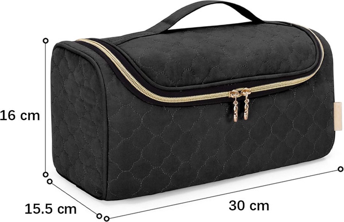 Travel Case Suitable for Dyson Hair Dryer - Hair Styler Storage Pouch - Straightener Attachment Travel Bag - With Compartments for Dyson Accessories - Hair Curler Accessories - Women's Toiletry Bag - Storage Bag - Travel Bag - Travel Pouch - Organizer - B - Image 2