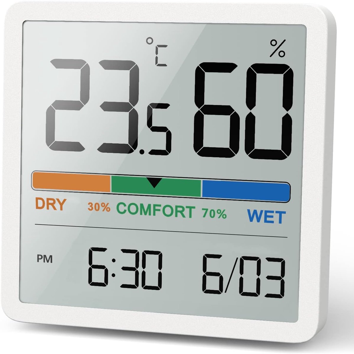 Professional Hygrometer - Thermometer - Digital Thermometer - Humidity Meter - Indoor Thermometer - Portable - High Precision - High Quality - Very Suitable for Garden / Garden Furnishing - Image 1