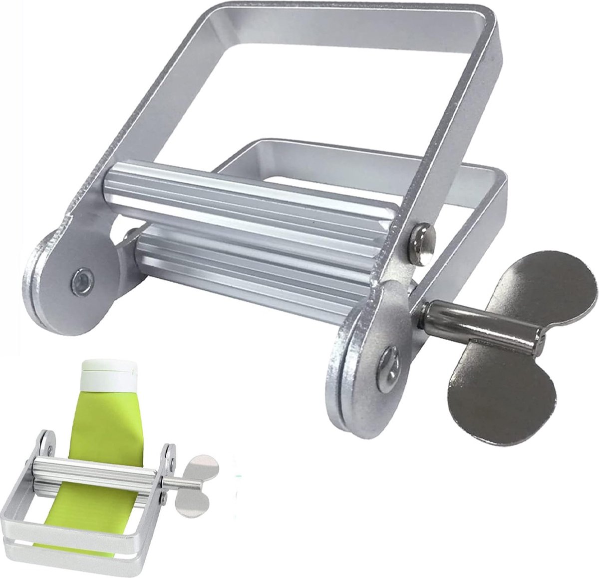 Tube Squeezer - Tube Extruder - Efficient and Durable - Save Money and Reduce Waste - Ergonomic Design - Eco-Friendly - Easy to Use - Stainless Steel - Suitable for Toothpaste, Creams, Gels - For the Last Remains - Image 1