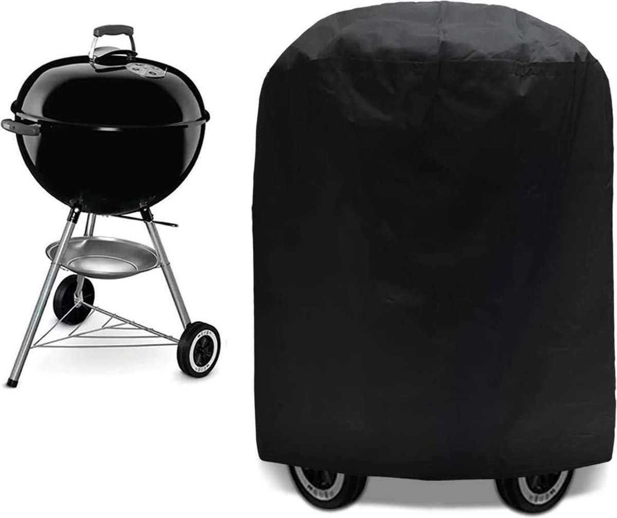 BBQ Cover - Barbecue Protective Cover - 70x70 cm - Round BBQ Cover - Waterproof - Universal Barbecue Cover - Outdoor Grill Cover - Round Barbecue - Waterproof UV Cover - Barbecue Cover - Oxford - Waterproof - Weatherproof - Cover - Image 1