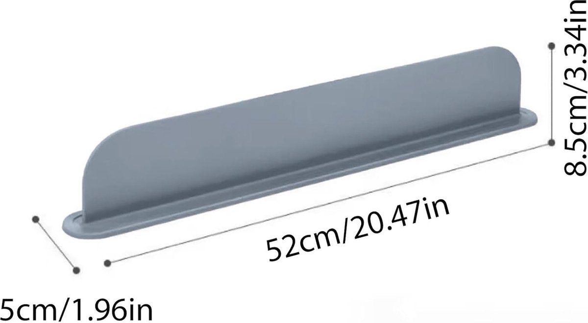 Sink Protection Mat - Countertop Accessories - Silicone Mat for Faucet - Sink - Drying Mat - Against Water - Kitchen Countertop Drying Mat - Kitchen Sink Splash Guard - For the Kitchen Faucet Basin - Reusable - Anti-Splash - Grey - Image 2