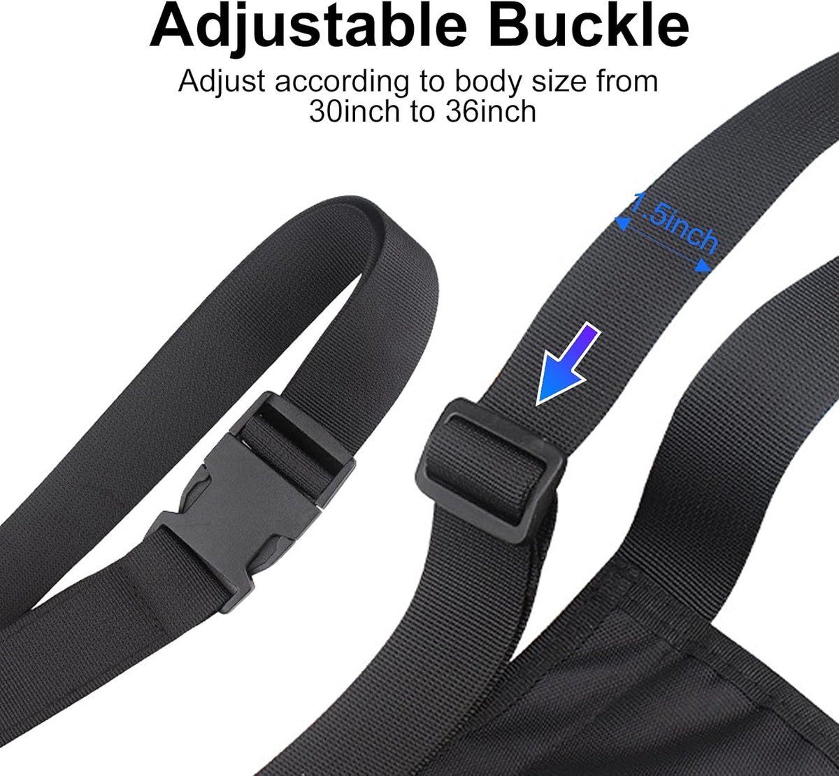 Nurse waist bag for women - Practical Waist Bags - small waist bag ladies - fanny pack ladies - multi-compartment bag - adjustable - Suitable For Nurses/Healthcare Professionals/Medical Volunteers - Image 4