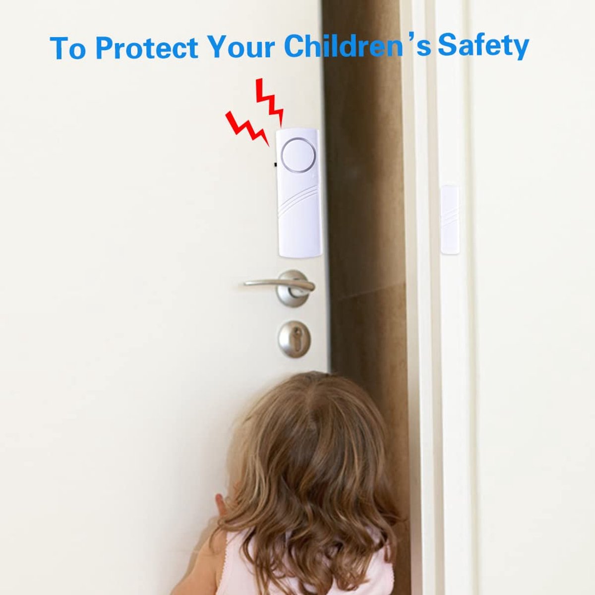 Alarm - 6-piece - Professional door/window alarm - Siren - Security Siren - Wireless anti-burglary alarm - Home burglary - Magnetically operated - Motion sensor - Window/door sensors - Practical - loud - 90dB - Safe and Rest assured - Image 3
