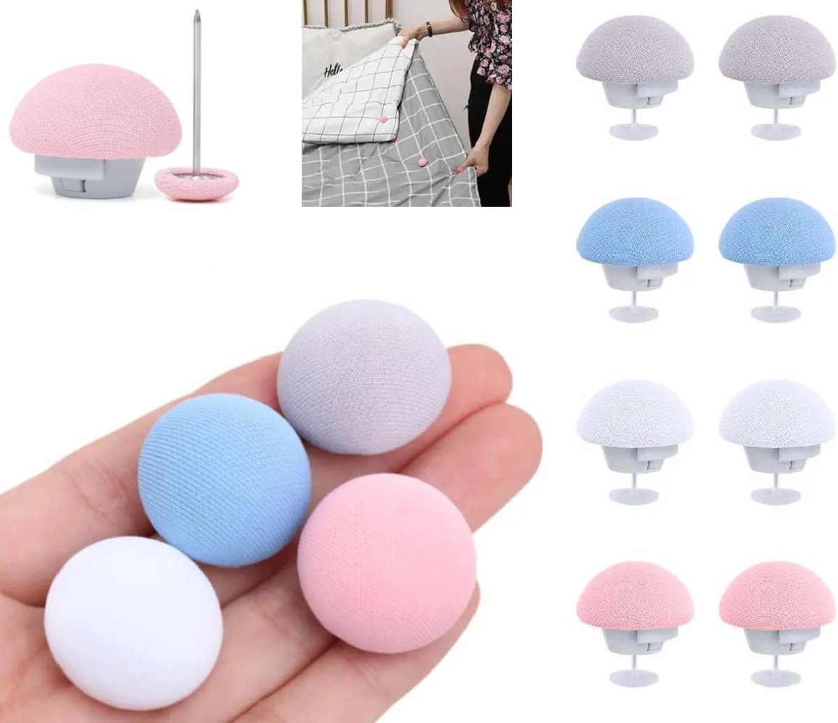 Duvet Clips 16 Pieces - Duvet Clamps - Mesh - Duvet Pegs - Duvet Cover Clips - Sturdy Duvet Clips - Duvet Pegs - Sheets - Duvet Clamps - Clamps - Duvet Clips - Blankets - Pegs - Duvet - Organize - 4 Colors - Image 1