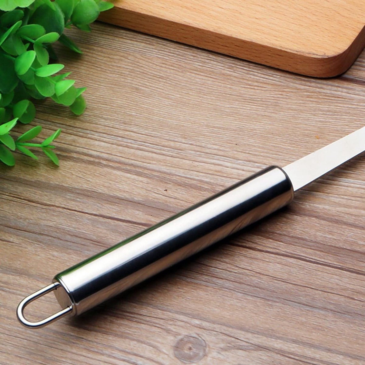 Skimmer - 2 Pieces - Deep-frying Spoon - Deep-frying Scoop - Food Sieve - Skimmer Spoon - Colander Spoon - Draining Potatoes/Vegetables/Pasta - Cooking Supplies - Kitchen Tools - Skimmer Spoon - Sieve - Colander - Hanging - With Handle - ø10 cm - Stainles - Image 3
