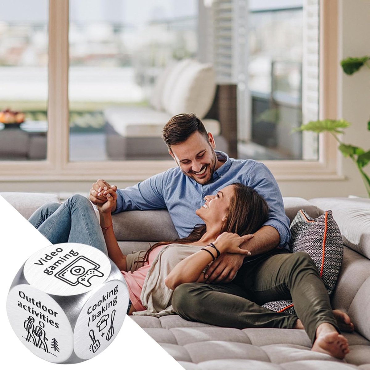 Dice - High-quality Dice - Creative Dice Playing - Creative decision-making toy - Anniversary / Valentine's Day / Christmas / Date Night / Birthday - Gift - Party Game - Board Game - Game - Romantic dice game gift - Image 2