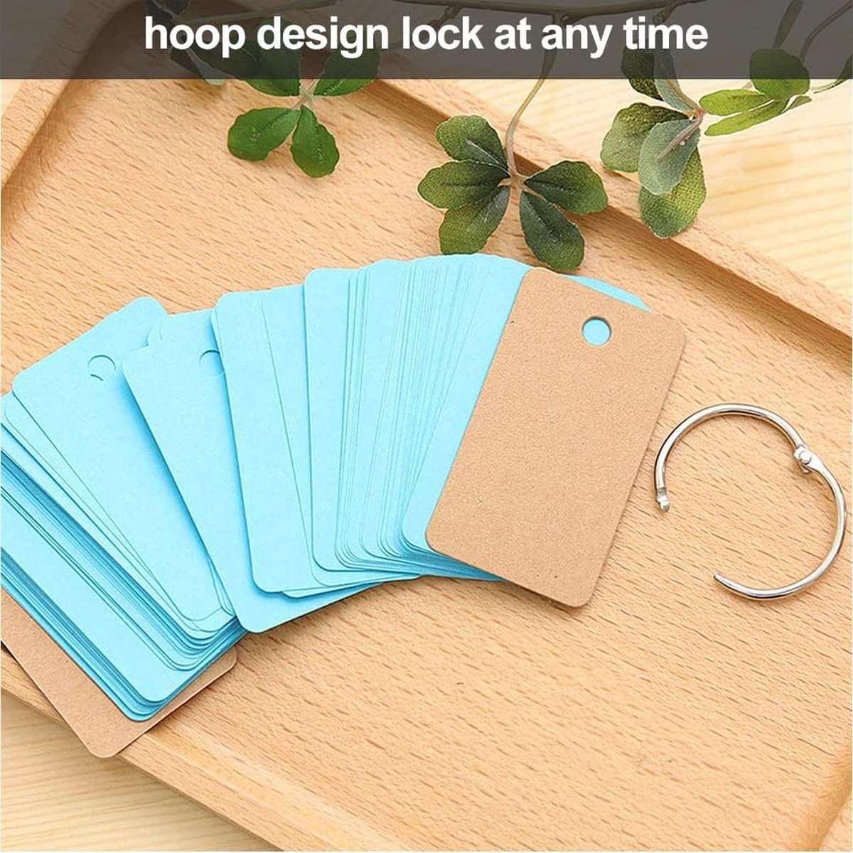 Index Cards - 4 Colors - Flashcards - Flashcards - Vocabulary Cards - Lined - Colorful Learning Cards - Flashcards 200 Pieces - Learning Vocabulary with Rings - Learning Cards - For On the Go - Learning Notes - School Supplies - Home - Office - Image 3