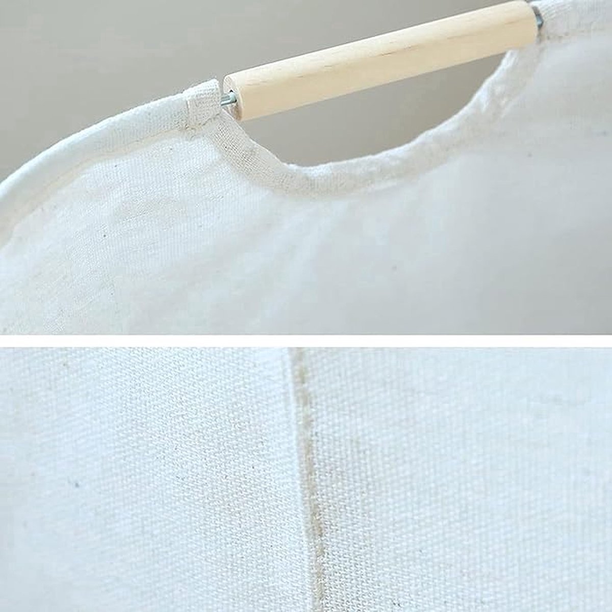 Cotton Laundry Basket - Laundry Bag - Laundry Basket - With Handles - 30x30x40cm - Durable - High Capacity - Foldable - Laundry Box - Clothes Organizer - Laundry Basket - Laundry Baskets - Dirty Clothes Basket - Storage Basket - Simple - Image 4