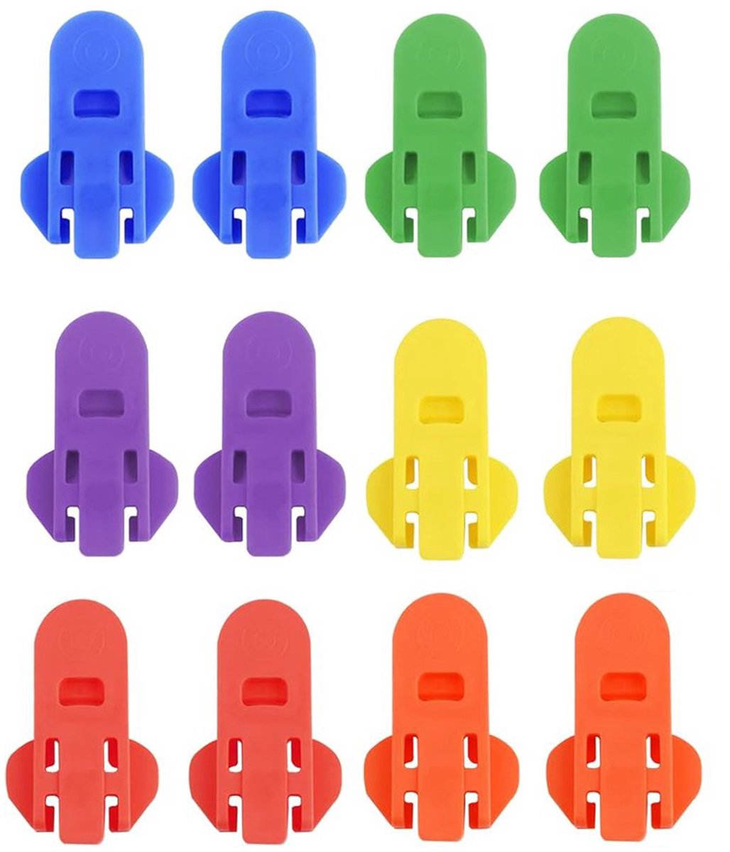 Can Opener - 12 Pieces - Can Opener - Can Opener - Can Opener For Cans - Can Sealer - Drink Can Opener - Can Lock - Aid For Rheumatism - Soft Drink Can Opener - Small Can Sealer - Against Insects And Leaks - 6 Colors - Image 1