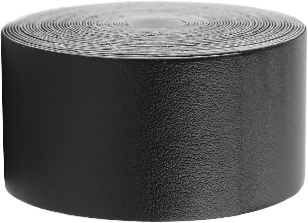 Tennis - Professional Tennis Racket Head Protection Tape - Thickened Racket Protection Tape - Frame Protector - Racket Accessories - Soft - Prevent paint from peeling - Universal - for Tennis/ Badminton/ Squash - 3.5cm x 5m - Black - Image 4