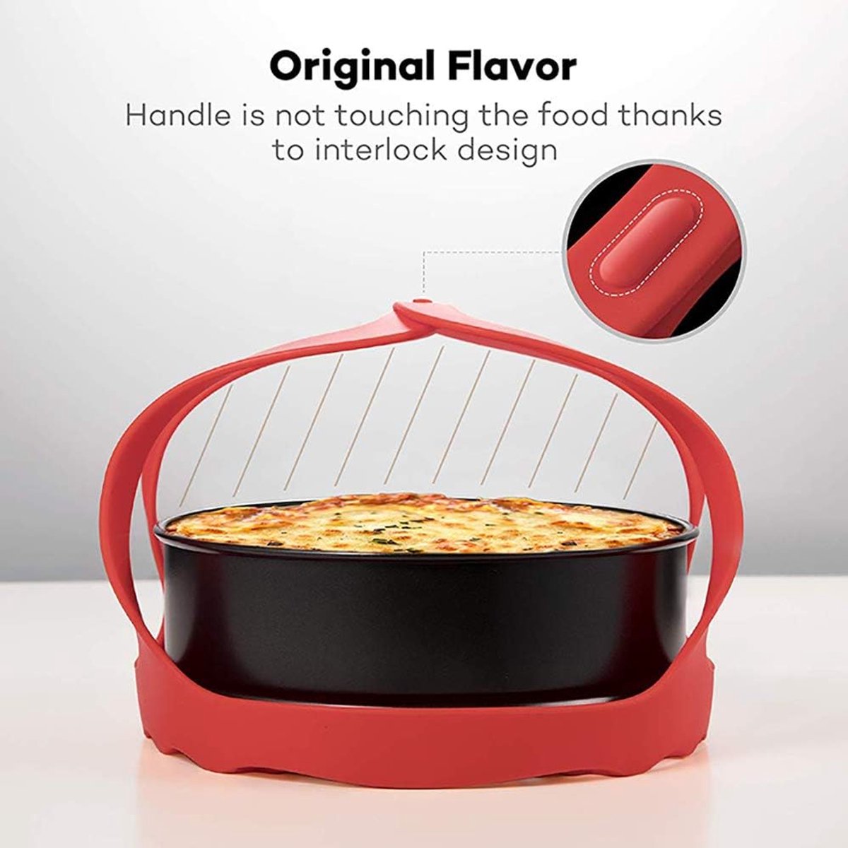 Silicone Steamer Basket (Foldable) - Rubber Baking Sling for Instant Pot 6 Qt / 8 Qt - BPA-Free - Heat Resistant - Handy for Eggs - For Multicookers and Steamers - Easy to Clean - Dishwasher Safe - Steamer Basket - Steamer Rack - Image 3