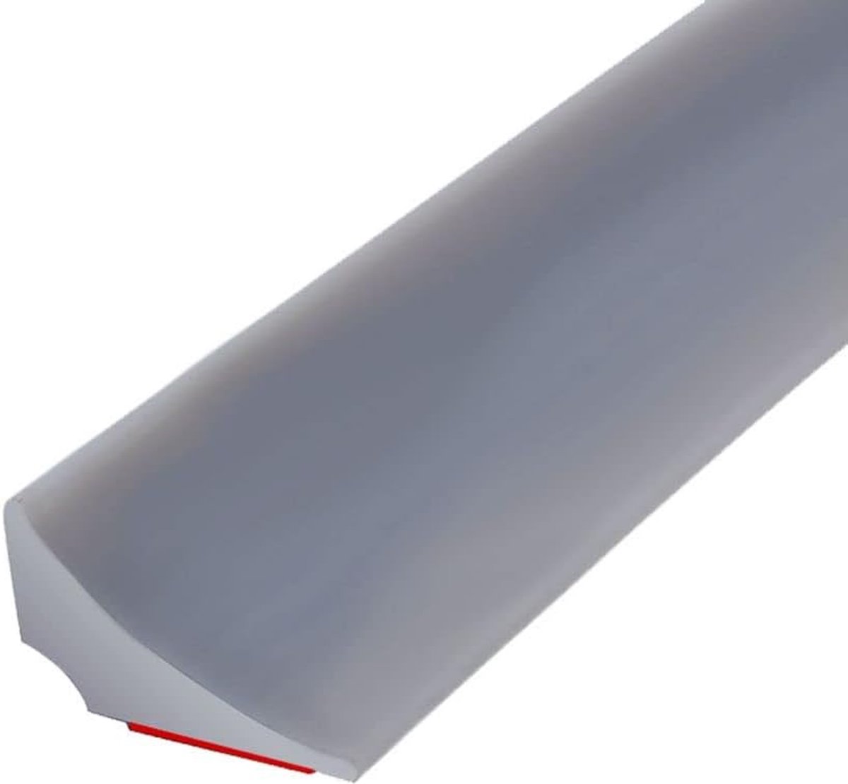 Water stopper - Water barrier - Anti-water strip - Water-repellent strips for countertops - Self-adhesive - Threshold strip - 200cm - Leakage - Sanitary - Kitchen, Bathroom - Grey - Image 1