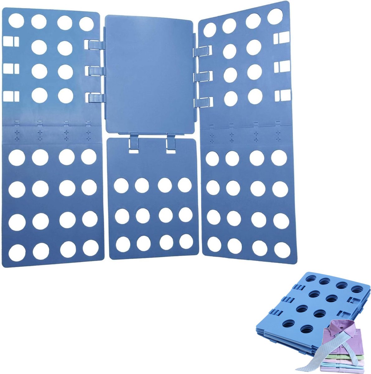 Clothes Folding Board - Laundry Folding Board - Folding Board - Folding Aid - Clothes Folder - Folding Aid - Shirt Organizer - Folding Board Folder - Flipfold - Folding Board for Shirts, Shirts, and Sweaters - Fold All Your Clothes Quickly and Easily - Bl - Image 1