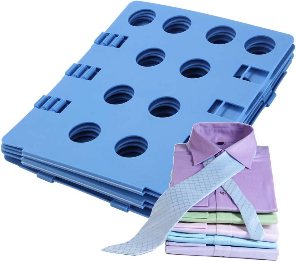 Clothes Folding Board - Laundry Folding Board - Folding Board - Folding Aid - Clothes Folder - Folding Aid - Shirt Organizer - Folding Board Folder - Flipfold - Folding Board for Shirts, Shirts, and Sweaters - Fold All Your Clothes Quickly and Easily - Bl - Image 2