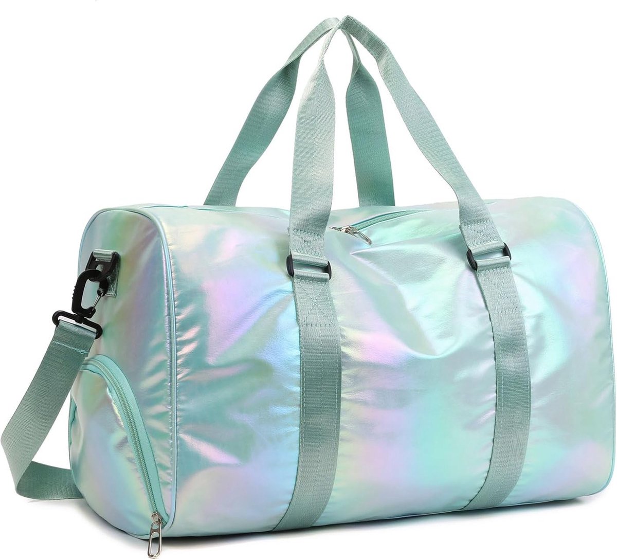 Dance Bag for Girls - Weekend Bag - With Shoe Compartment and Wet Compartment - Multifunctional - 48*26*39cm - Sports Bag and Backpack in 1 - Water-Repellent - Comfortable and Practical - Shoulder Bag - Duffel Bag - Take Your (Sports) Gear Everywhere in S - Image 1