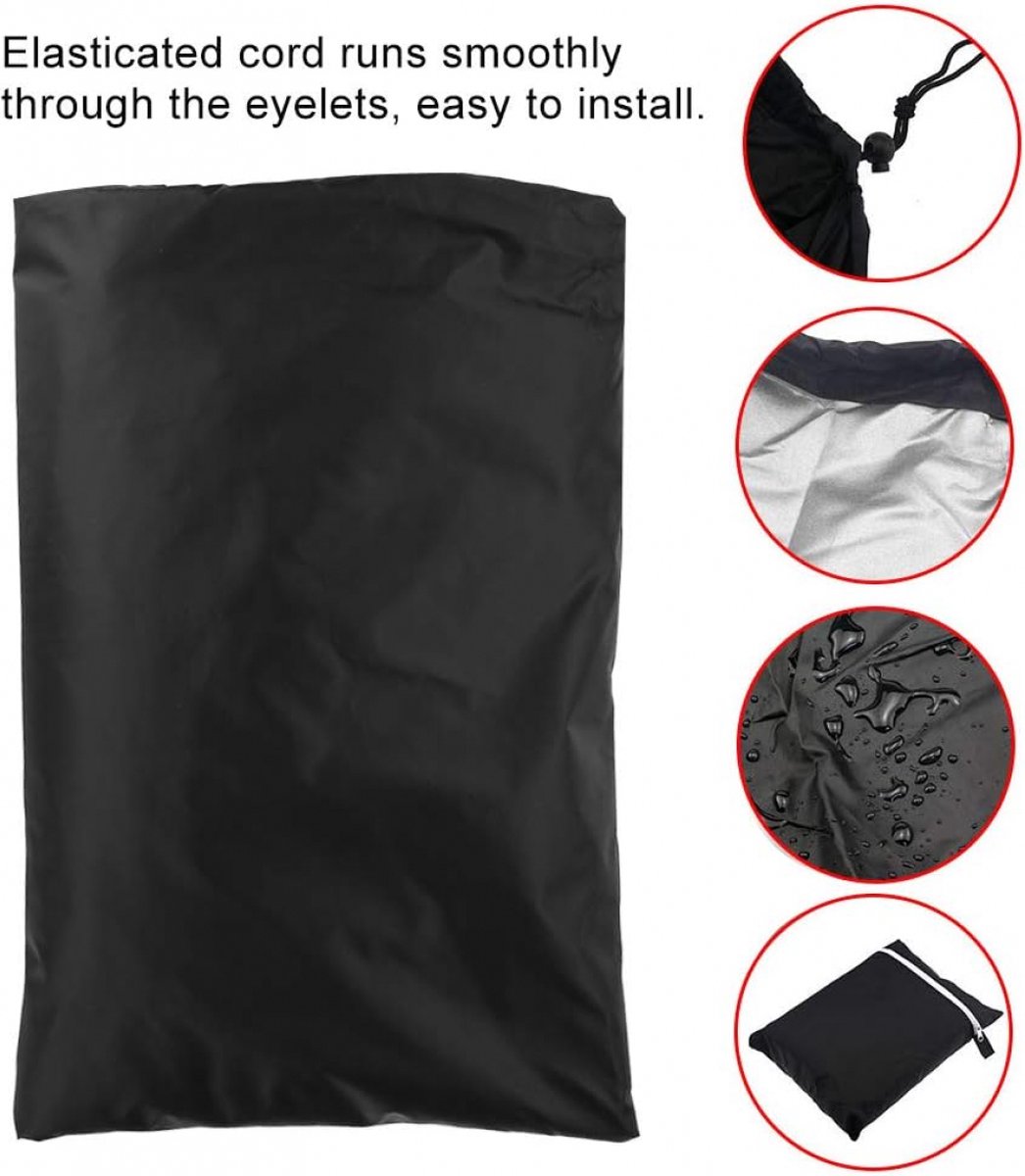 Mobility Scooter Protective Cover - Cover for Mobility Scooter - Mobility Scooter Cover - With Storage Bag - 140 x 66 x 91 cm - Protective Cover - Rain Cover - Cover - For Mobility - Scooter - Waterproof - Protects Against Dust - Dirt - Snow - Sunlight - - Image 2