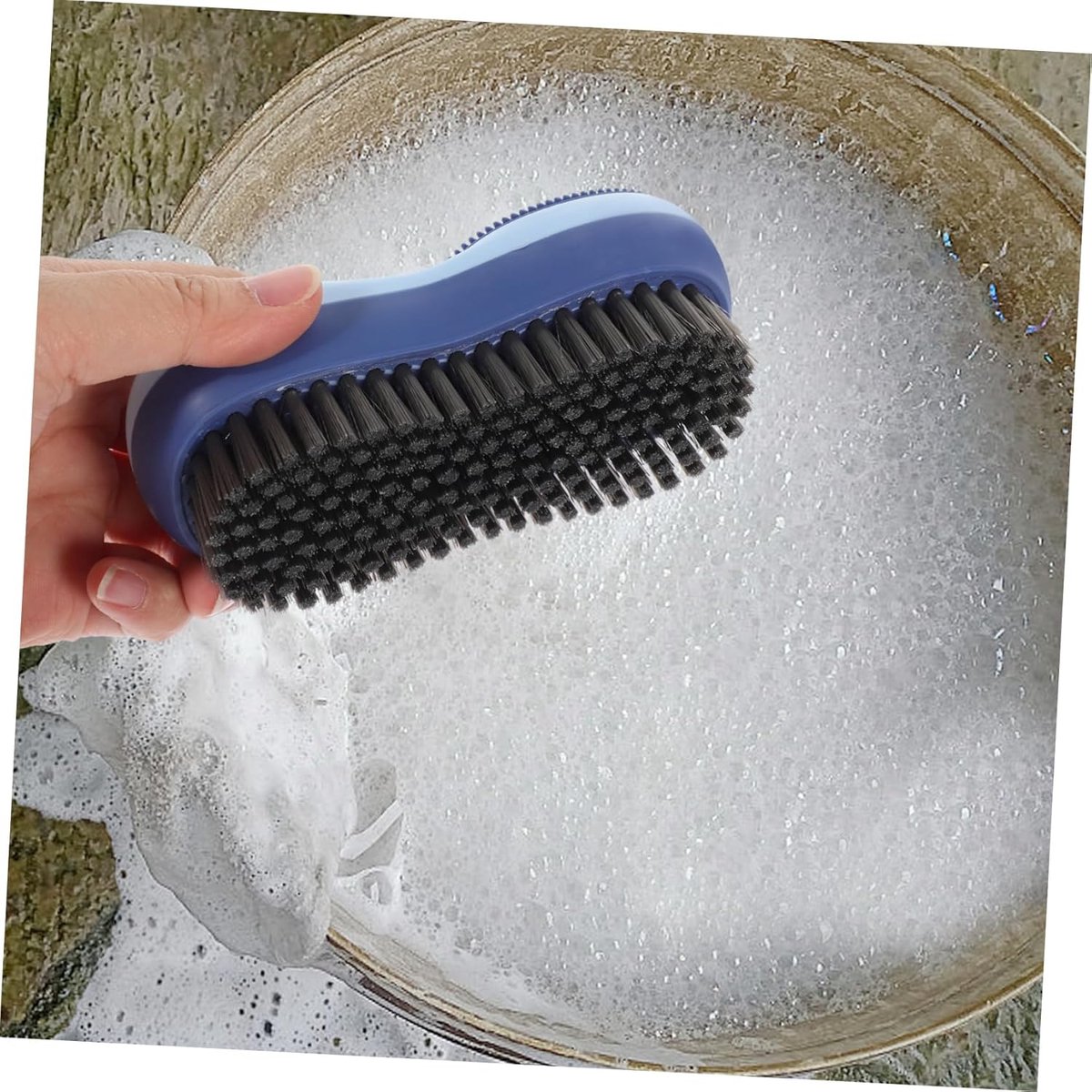 Hand Brush - Cleaning Brush - Cleaning Supplies - Hand Scrubbers - Soft Bristle Cleaning Brush - Scrubbing Brushes - Reusable Washing Brush for Washing Shoes - Multifunctional Cleaning Brush - For Cleaning Bathroom, Kitchen, Scho - Image 4