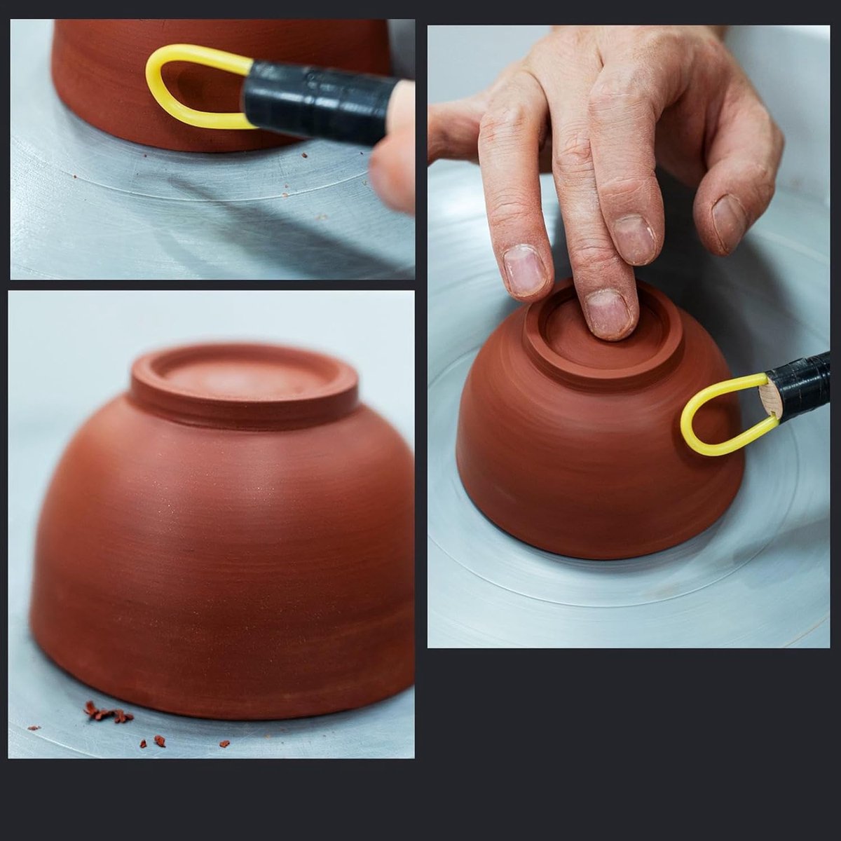 Clay Tools - Professional High Quality Pottery Modeling Modeling - Universal Modeling Tools - Sculpting - Earthenware Finishing Tools - Spatulas/Knives/Small Blades/Mirrets - for Beginners in Studios and Art Schools - Image 4