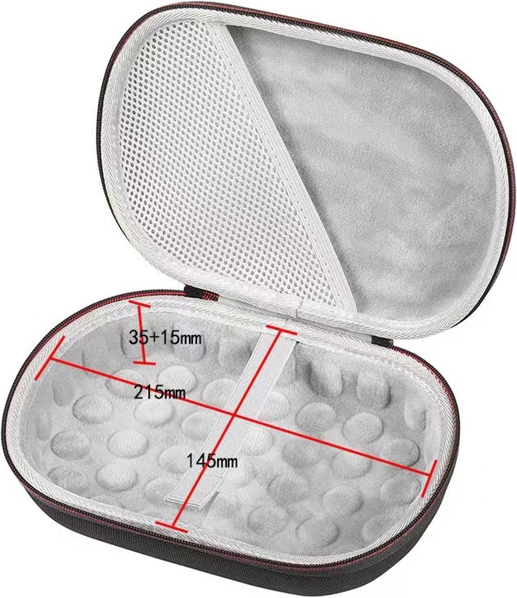 Headphone Case - Hard Protective Case - On-Ear/Over-Ear - For Most Brands/Bluetooth/HiFi/Wired Headphones/Gaming Headset - Headphone Case - Protective Case - Carrying Bag - Water Resistant - Shockproof - Earbud Storage Case - High Quality! - Image 2