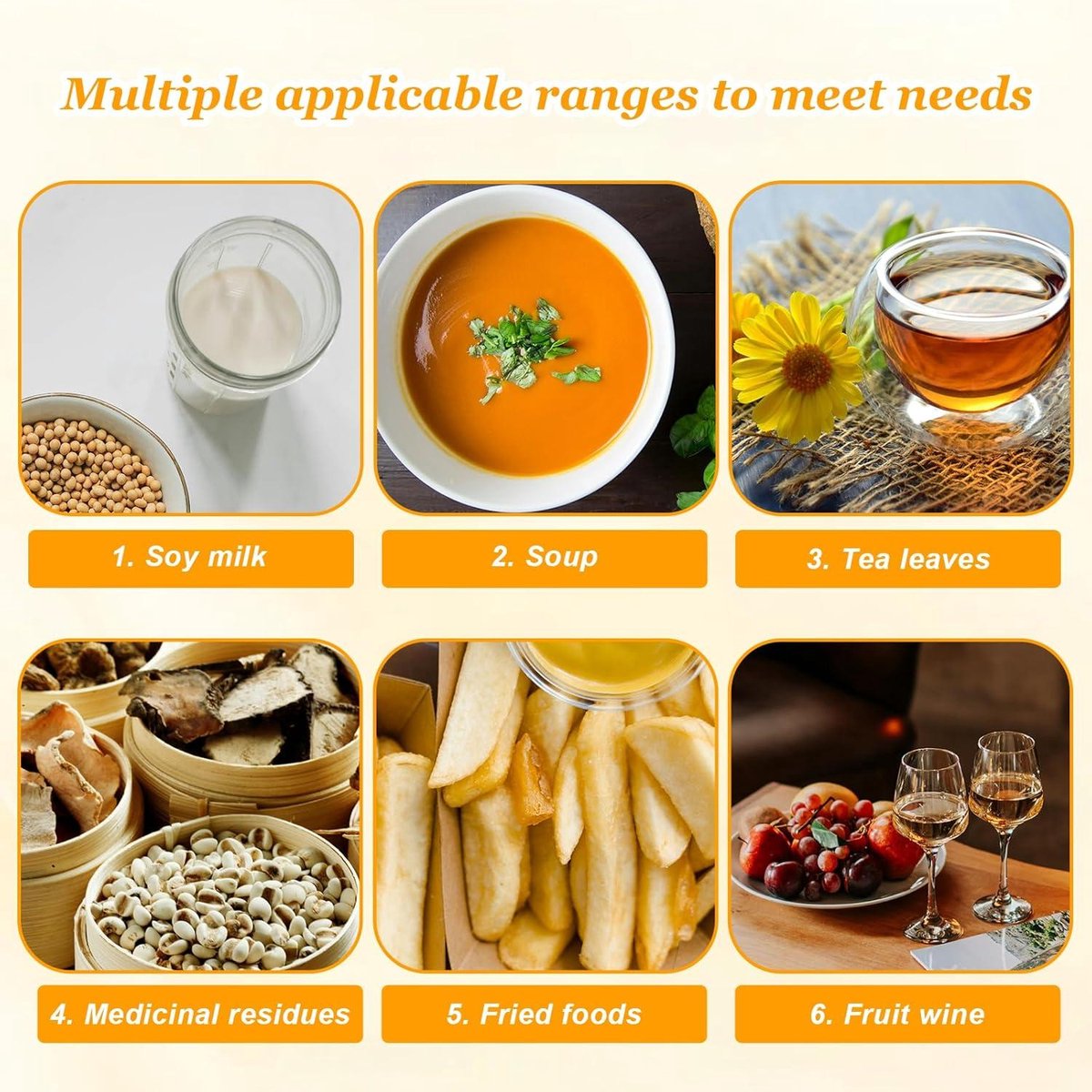 6 Pieces Nut Milk Bag for Straining 12