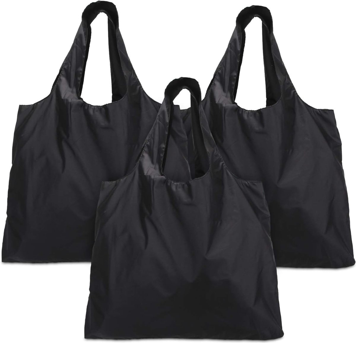 Foldable Shopping Bag - 3 Pieces - 30L - Reusable - Wide - Handbag - Crossbody Bags - Large Capacity - Shoulder Bag - Shopper - Women's Bag - Work Bag - Crossbody Bag - Extra Large Handbag - Machine Washable - Durable - Image 1