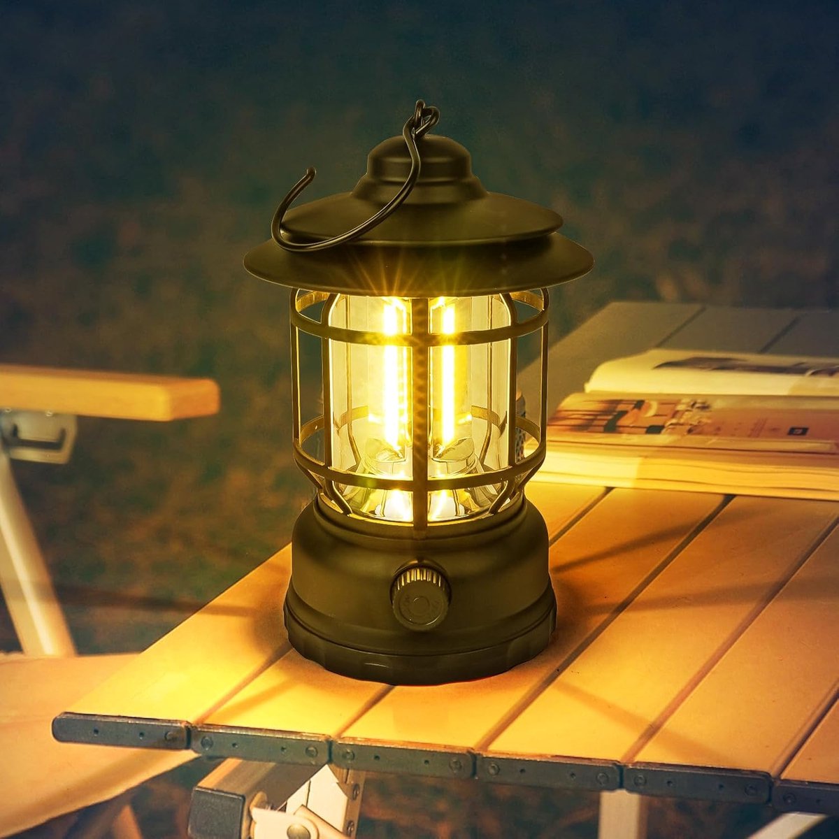 Camping Lamp - Camping - Professional Adjustable LED Tent Lamp - Portable Camping Lamp - Camp Lamp - Tent Lighting - Lights - IPX4 Waterproof - Strong Light - Bright - Rechargeable - for camping / fishing / garden / hiking - Image 2