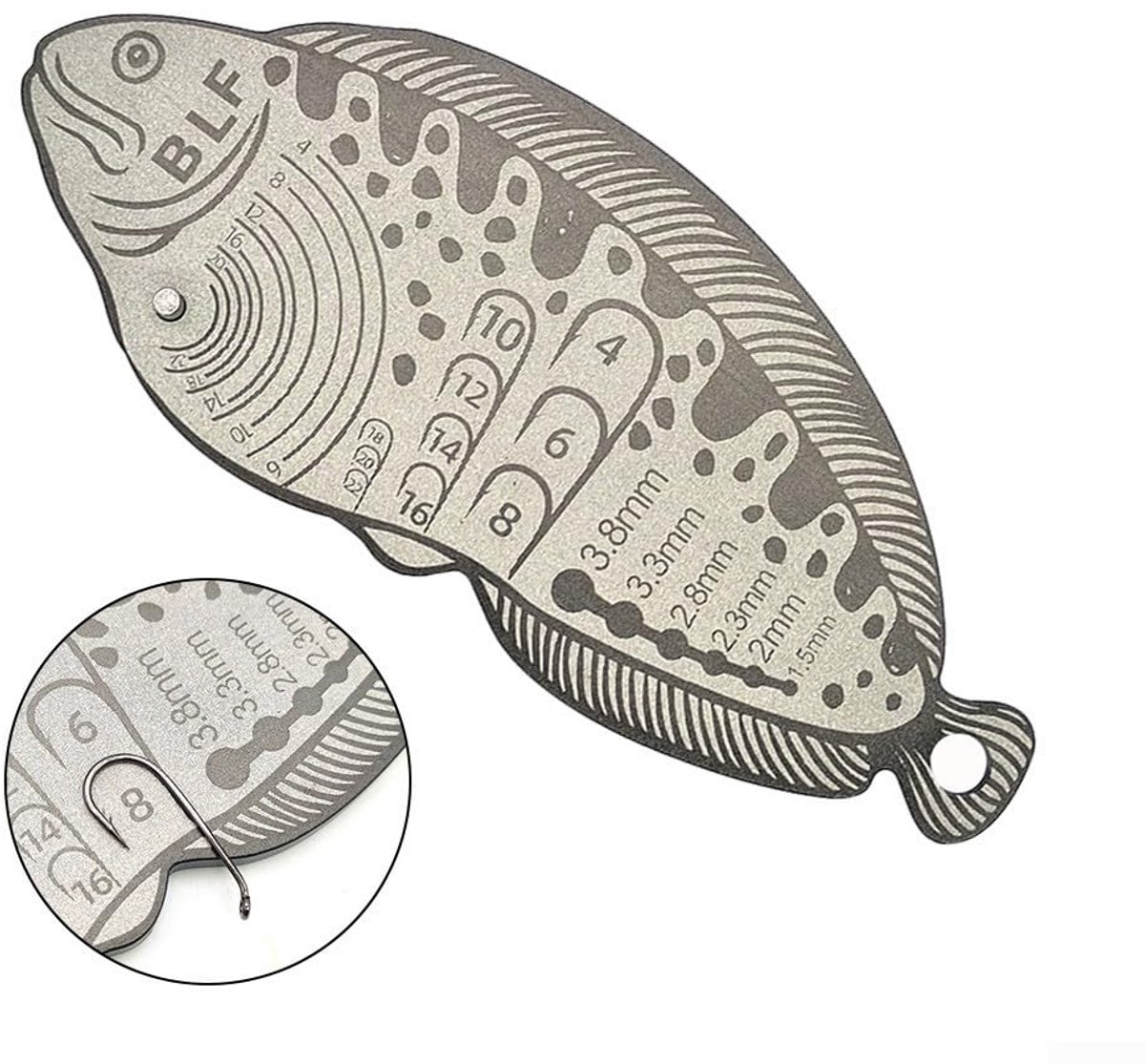 Fly Fishing - Professional Measuring Ruler - Portable Multifunctional - High Quality Fly Fishing - Fly Fishing - Fly Fishing - Handy Tool for Fishermen - Great Gift - Image 1