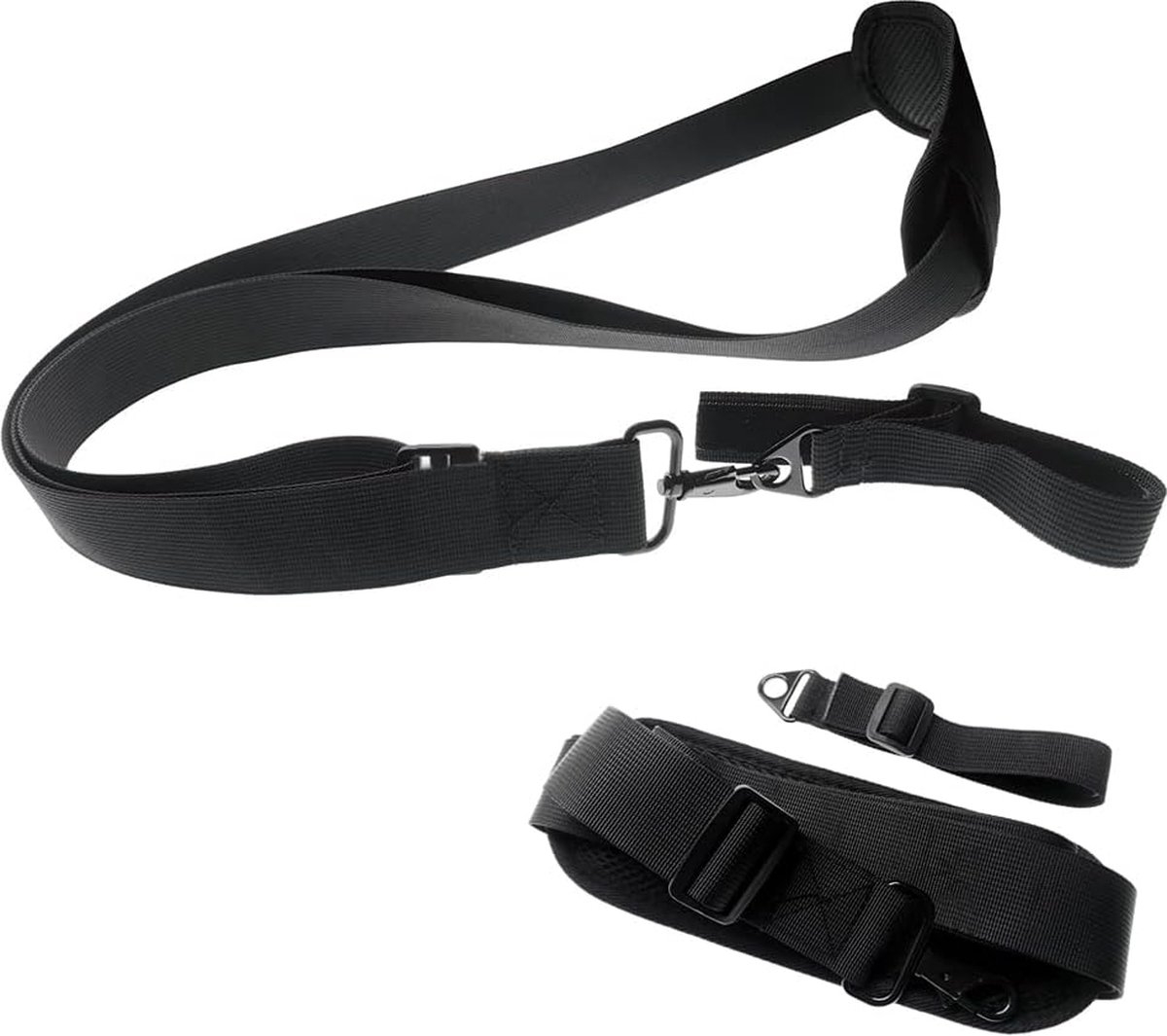 Brushcutter Harness - Adjustable - Durable - Carrying Harness - Nylon Strap Accessory - Universal - Harness - Shoulder Straps - Harness - Accessories For Lawn Mowers - Weed Eater Strap - Black - For Brushcutter Grass Trimmer - Image 1