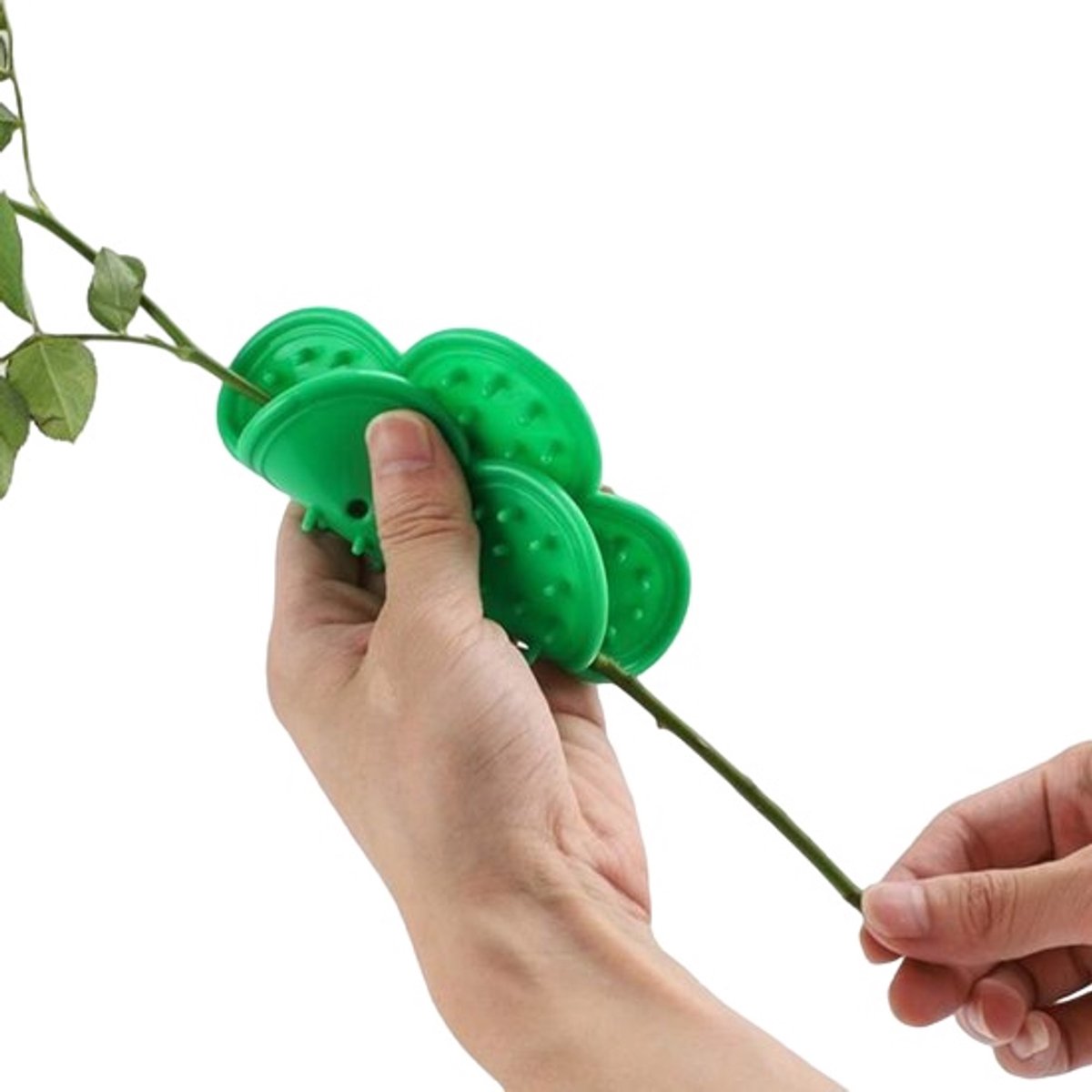 Flower Cutter - Professional flower thorn stripping - Portable Flower Knife - Efficient practical Flower Cutter - Flower Care - for handy gardening and floral work - green - Image 1