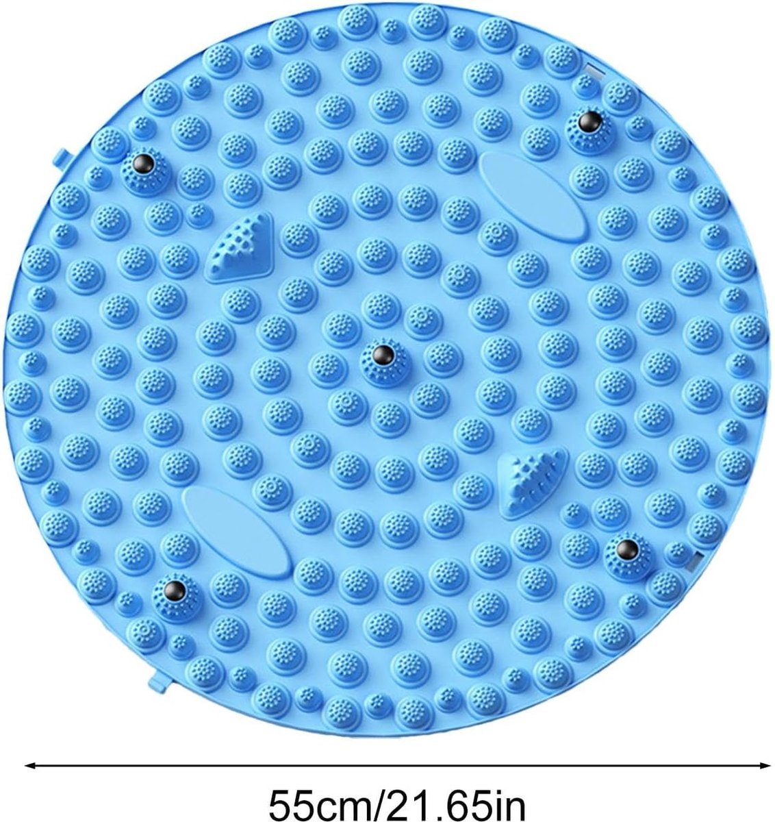 Acupressure Mat - Massage Mat - Stimulates Blood Circulation - Acupressure Improves Blood Circulation - Foot Massage Mat - Foot Relief Massage Mat - Reflexology Mat - Portable Acupoint Mat for Feet - Blue - Image 5