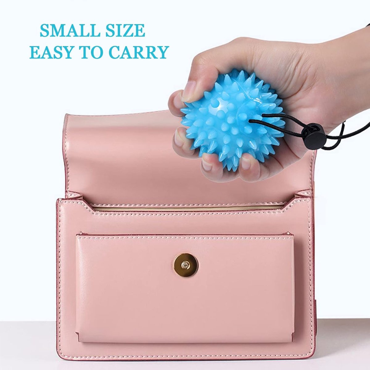 Massage ball - Professional massage balls - Portable Finger trainer - Myofascial ball - Exercise ball - Fitness ball Hedgehog ball - Foot massage - Muscle recovery after running - Massage various areas - Pain relief - 1 piece - Image 3