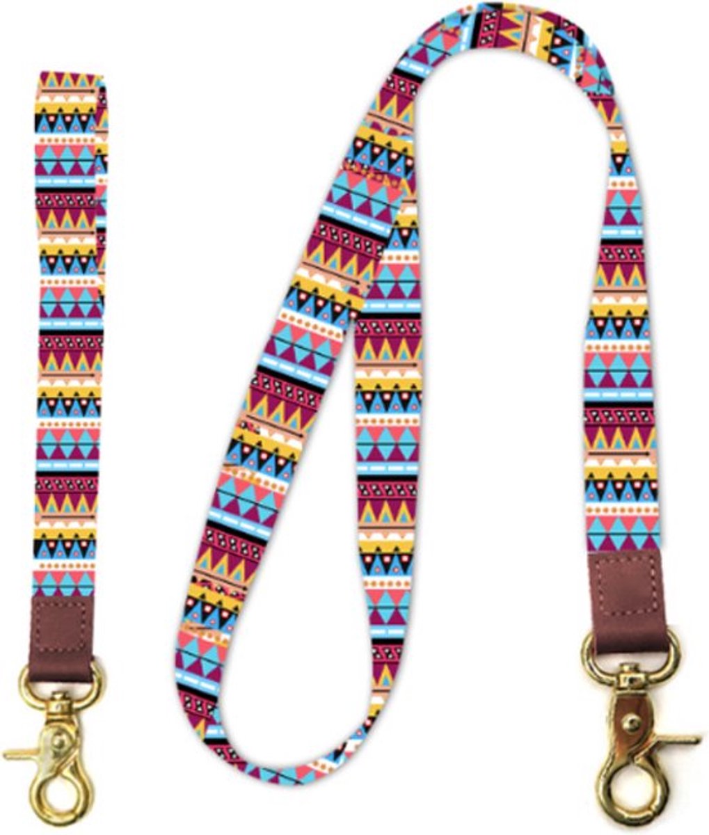 Lanyards - Key cord - Wristband - Keychain - ID Lanyard - Neck Lanyard - Wristband - Print - For ID, Badge Holder, Keys, Phone - 15x2cm/90x2cm - 2 Pieces - Image 1