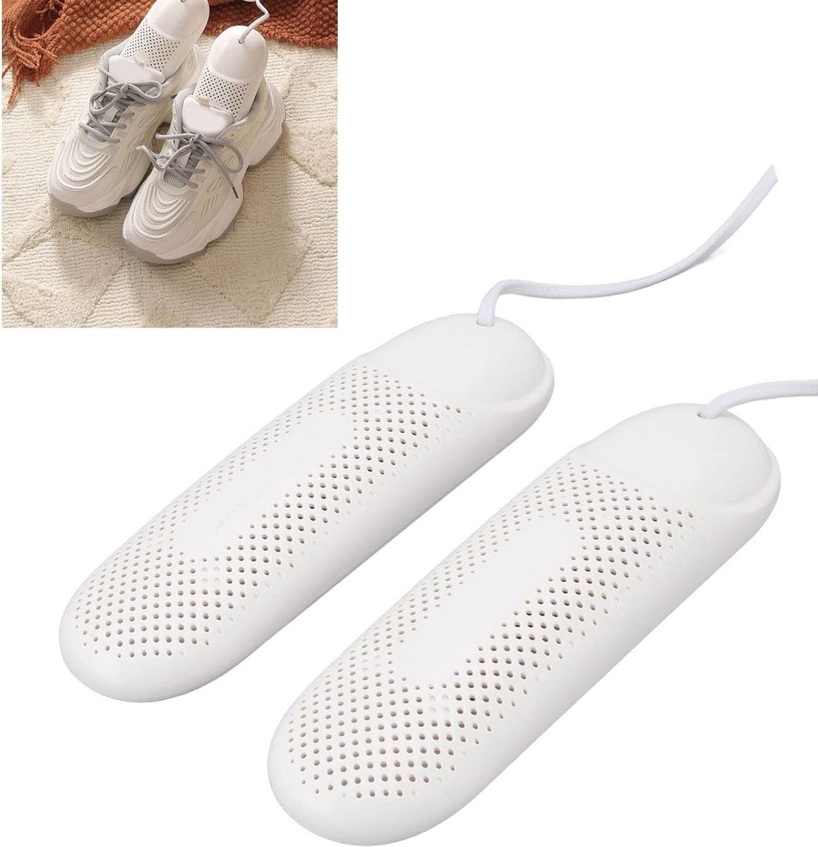 Shoe Dryer Size 36-44 - Shoe Freshener - Ozone & Drying Function - Shoe Dryer - Shoe Warmer - Electric Shoe Dryer - For Drying and Removing Odors - For Shoes, Gloves, Socks - Image 1