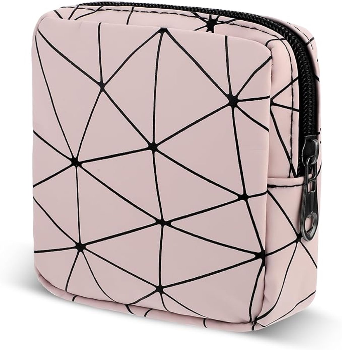 Sanitary pad organizer - Mini sanitary pad organizer - Tampon organizer - Reusable menstrual bag - Sanitary pad organizer with zipper - Menarche organizer set - for women - teenagers - girls and school - Image 1