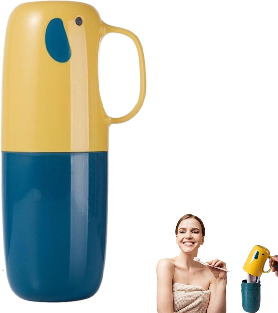 Travel Case - Toothbrush Holder - Toothbrush - Travel Case - Bathroom Accessories - Toothbrush Holder - Easily Portable - Toothbrush Travel Case - Toothbrush Cover - Toothbrush Storage - For Camping/Business Trips/School/Home - Image 1
