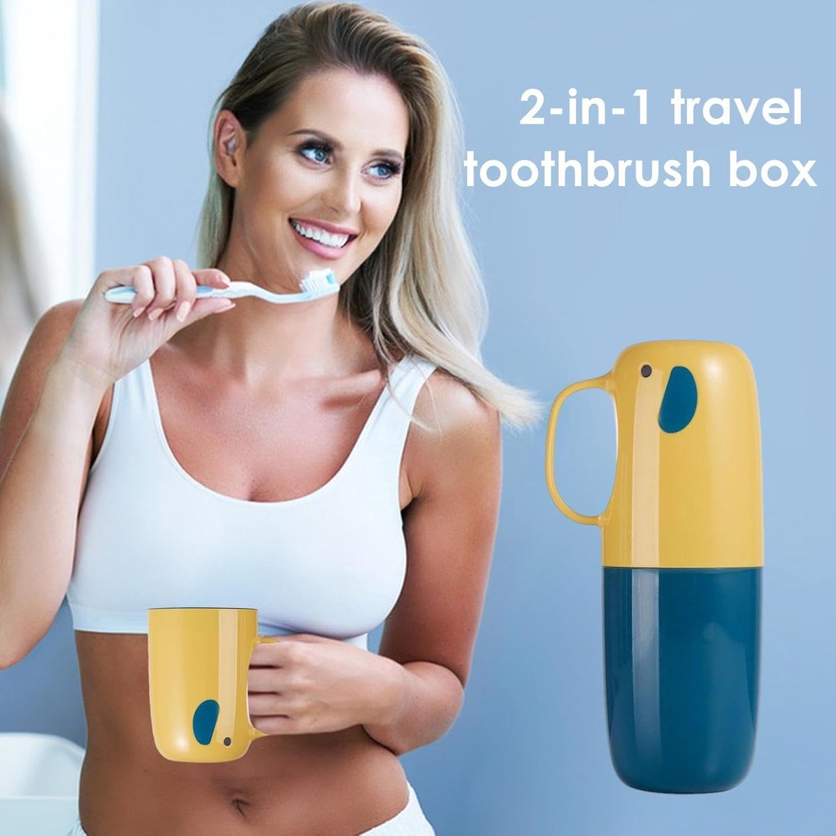 Travel Case - Toothbrush Holder - Toothbrush - Travel Case - Bathroom Accessories - Toothbrush Holder - Easily Portable - Toothbrush Travel Case - Toothbrush Cover - Toothbrush Storage - For Camping/Business Trips/School/Home - Image 3