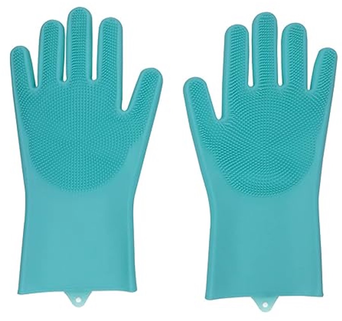 Dishwashing gloves with brush - Silicone dishwashing gloves - Silicone cleaning gloves - Magic dishwashing gloves - Reusable - Cleaning sponge gloves - Dishwashing gloves - for washing dishes - bathroom, kitchen and pet care - Image 1