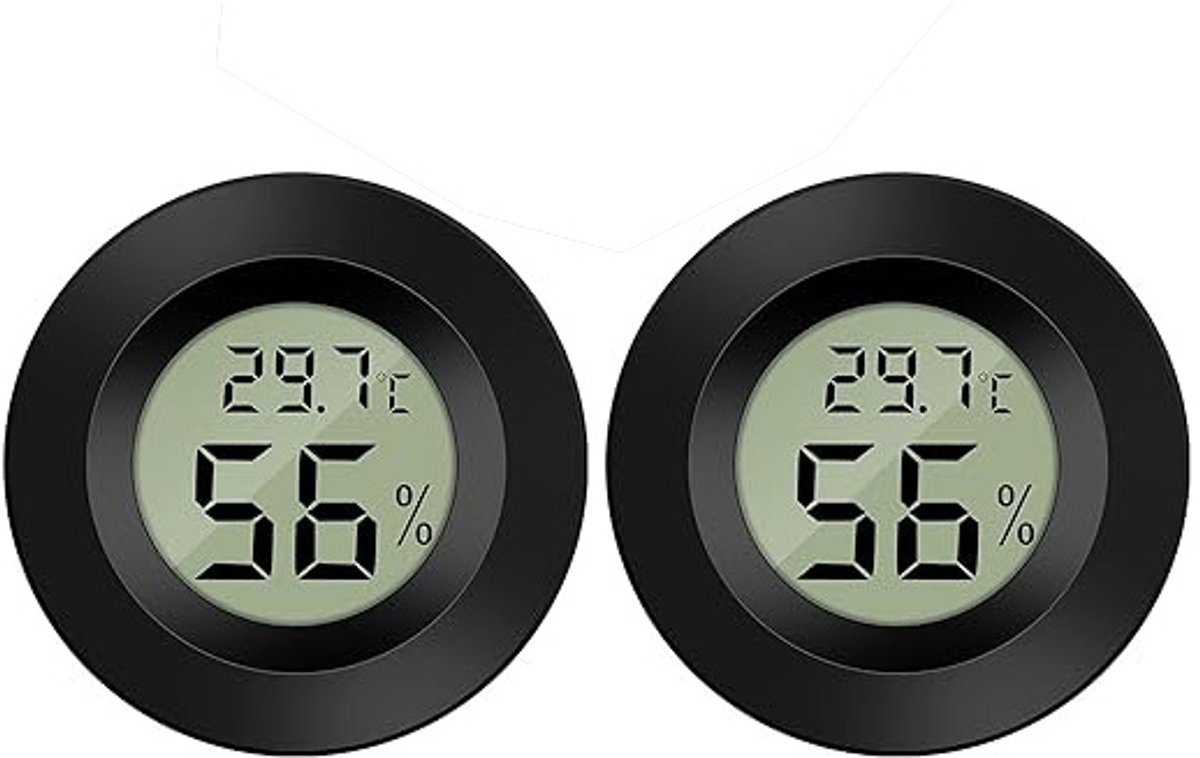Professional Thermometer - Hygrometer - Mini - Batteries included - Indoor Hygrometer - Digital Indoor Thermometer - Garden - Garden Equipment - Universal - Practical - Durable - High quality - very suitable for Garden / daily use - Image 1