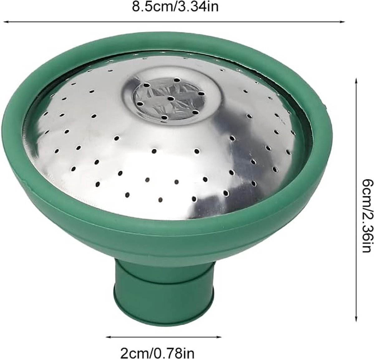 Spray Nozzle - 4 Pieces - Shower Head - Separate Shower Head - Shower Head for Watering Can - Separate Shower Head - Plant Watering Can - Outdoor Watering Cans - For Watering Can 22mm - For Watering Garden Plants Flowers - Indoor and Outdoor - Green - Image 5