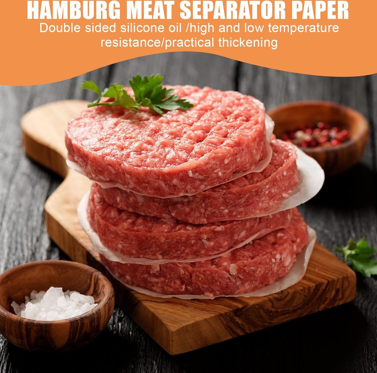 Meat Press - Burger Meat Press - Hamburger Press - Hamburger Press - Hamburger Mold - Kitchen Food Mold - Round Hamburger - Make Your Own Hamburgers - BBQ Accessories - For Delicious Hamburgers, Patties, BBQ, Hamburger Press - Silver - Stainless Steel - Image 3