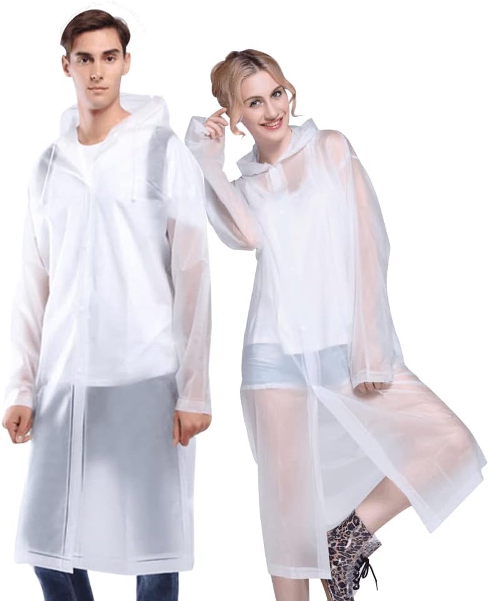 Raincoat - Portable Windbreaker - Professional waterproof windbreaker - emergency raincoat - Ergonomic windbreaker - raincoat - rain - Rainproof - Water-repellent - Foldable - Outdoor - women's men's raincoat - for Daily Use / Travel / Camping - 1 piece - Image 1