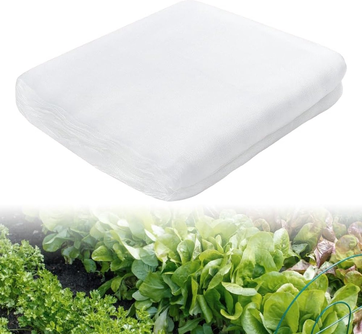 Frost Protection Plant Cover - Winter Cover Winter Protection - Plant Cover - Winter Cover - Durable - Frost Protection - Plant Cover - For the Garden, Raised Bed, Plants, Frost Blanket, Outdoor Flowers and Vegetables - 1.5 X 5 M - White - 1 Piece - Image 1