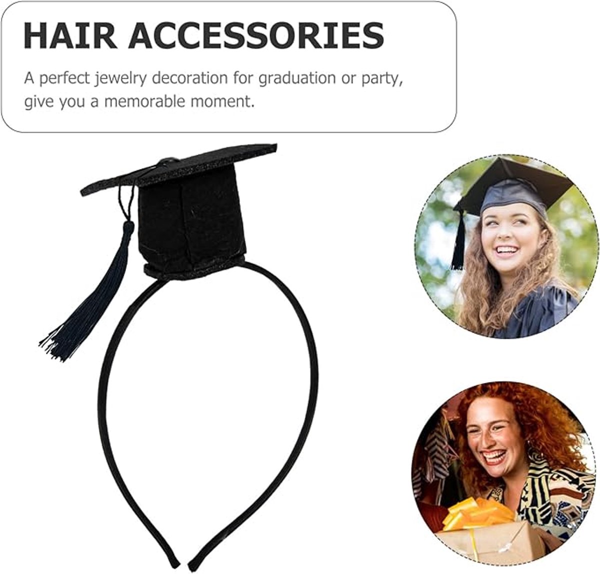 Headband - creative headbands - handsome headpiece - headpiece for graduation cap - graduation party - for graduation party - for Men and Women - Image 5