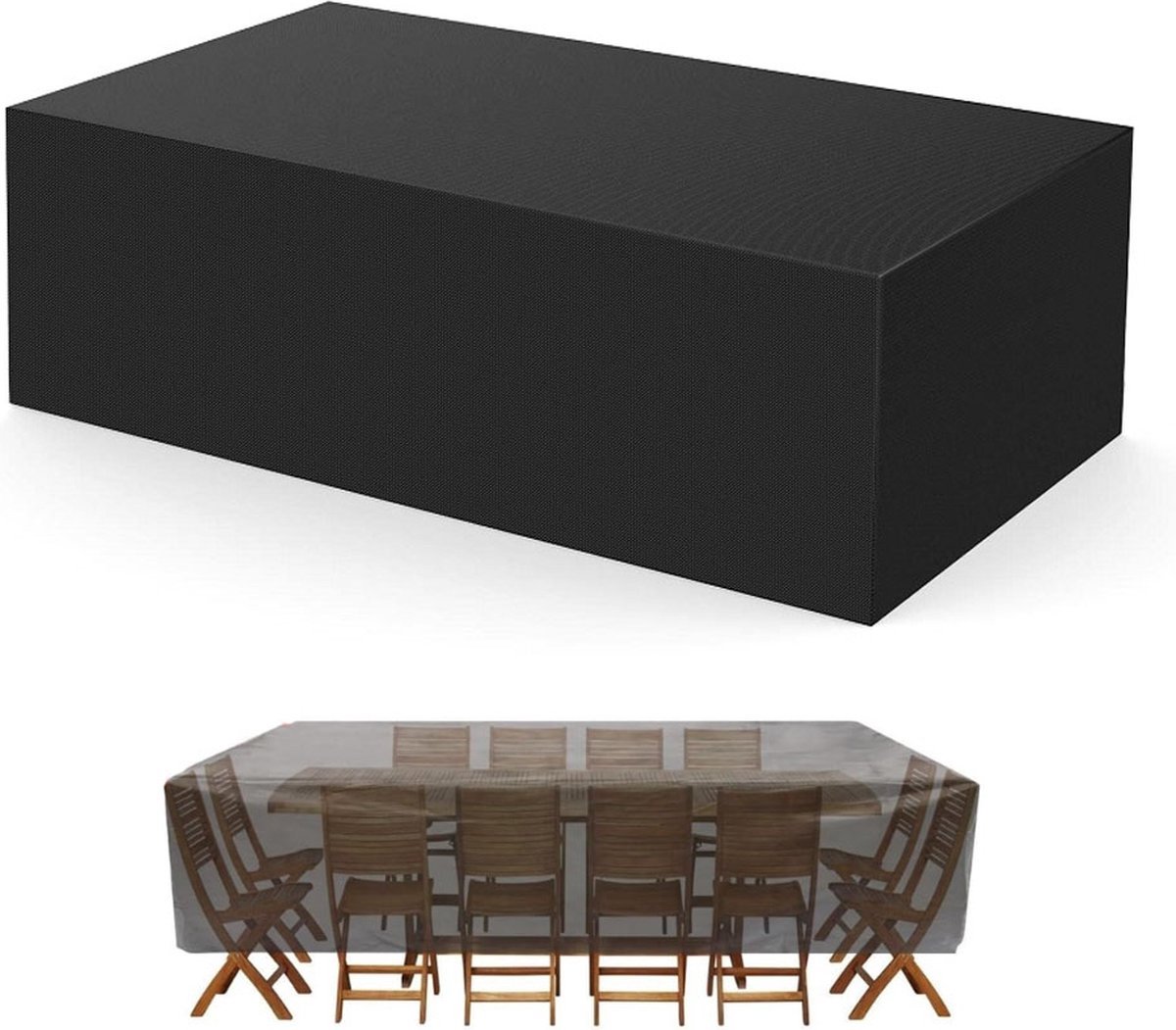 Garden Furniture Cover - 180*150*80cm - Table Cover Garden Furniture Cover - Waterproof & Dustproof - UV Resistant - Weatherproof - 210D Oxford - Tear Resistant - Garden Table Covers - Cover For Garden - Protective Cover For Garden Furniture - Sturdy & Du - Image 1